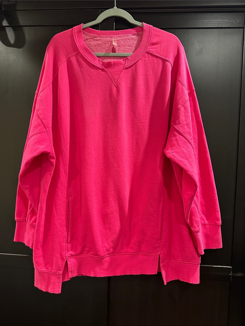 FP Movement by Free People Pink Oversized Crewneck